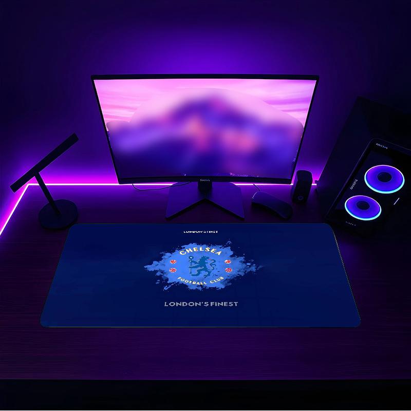 Chelsea F.C (12) Mouse pad with a non slip rubber base suitable for home offices and an ideal gift for gamers
