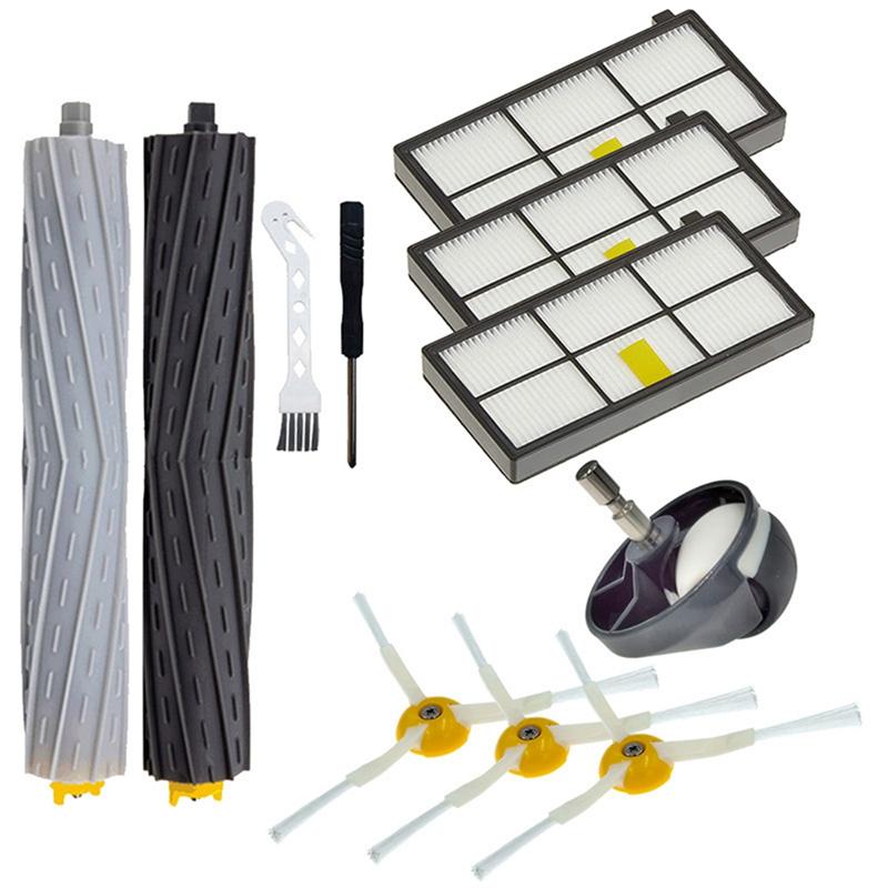 

A65T-For Irobot Roomba Sweeping Robot Vacuum Cleaner Replacement Parts Filter Main Brush Side Brush Universal Wheel Replacement