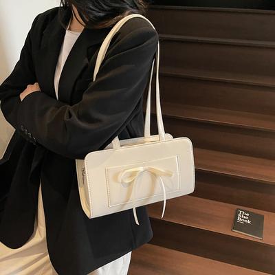Bag Women's Bag New Fashion Bow Tote Bag Portable Commuter Bag