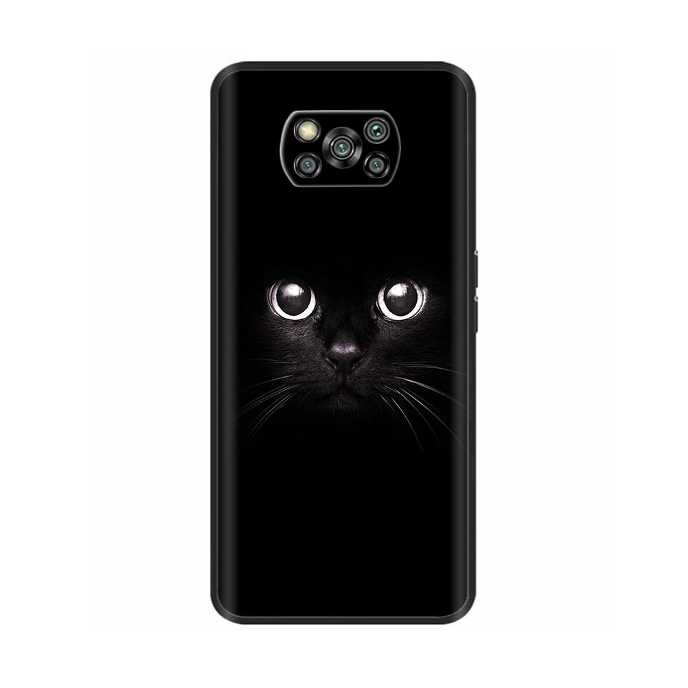For Xiaomi Poco X3 NFC Case Printed Cartoon Silicone Back Cover Soft Bumper Phone Case For POCO X3 Pro X 3 TPU Case Funda 6.67''