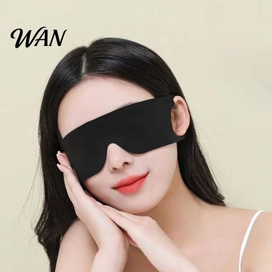 Relaxation Eye Mask Thin Sleep Lightweight Breathable Blockout Cover with Ear Light-blocking Loop Men Women Travel Night Sleeping Soft Light Blocking