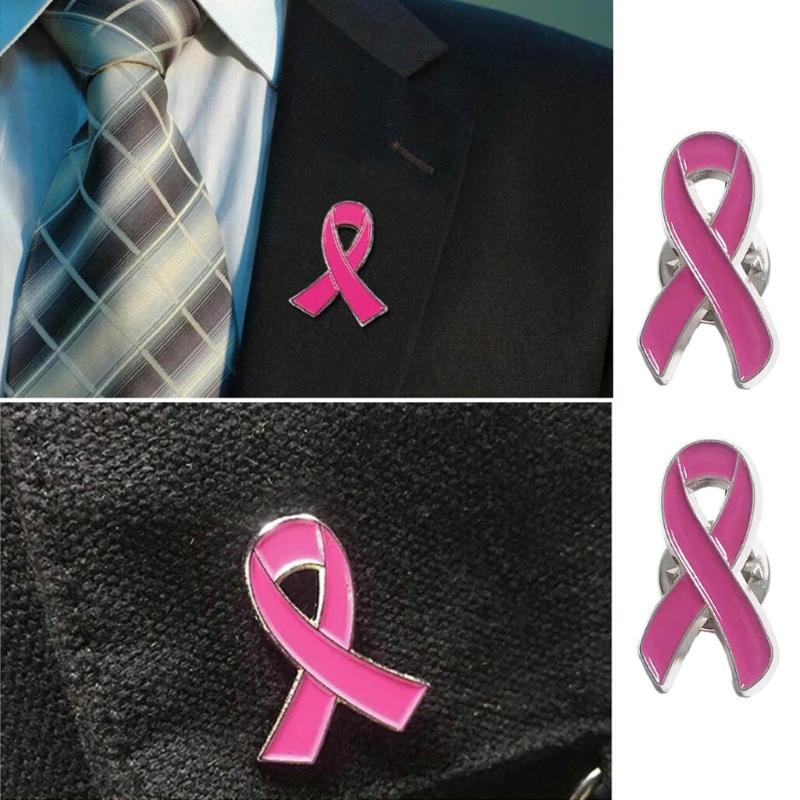 Set di Spille Ricerca e Sensibilizzazione sui Tumori al Seno Cappotto Camicia Maglione Spilla di Sicurezza