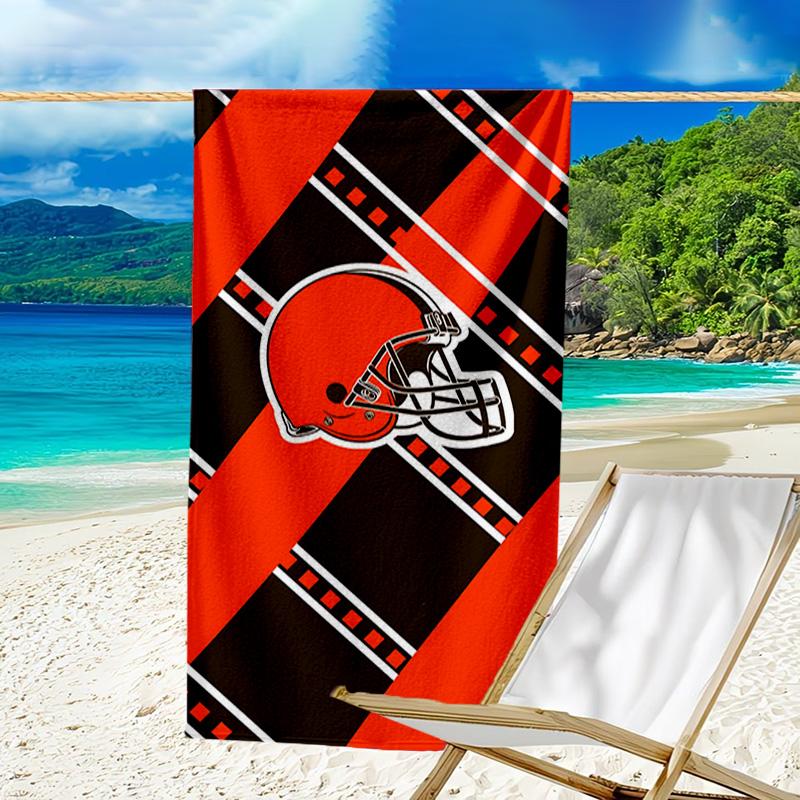 Cincinnati Browns Legacy Quick-Dry Microfiber Beach Towel Super Soft & Absorbent for Bath, Beach, Travel  Bath Time Accessory, Fan Gifts