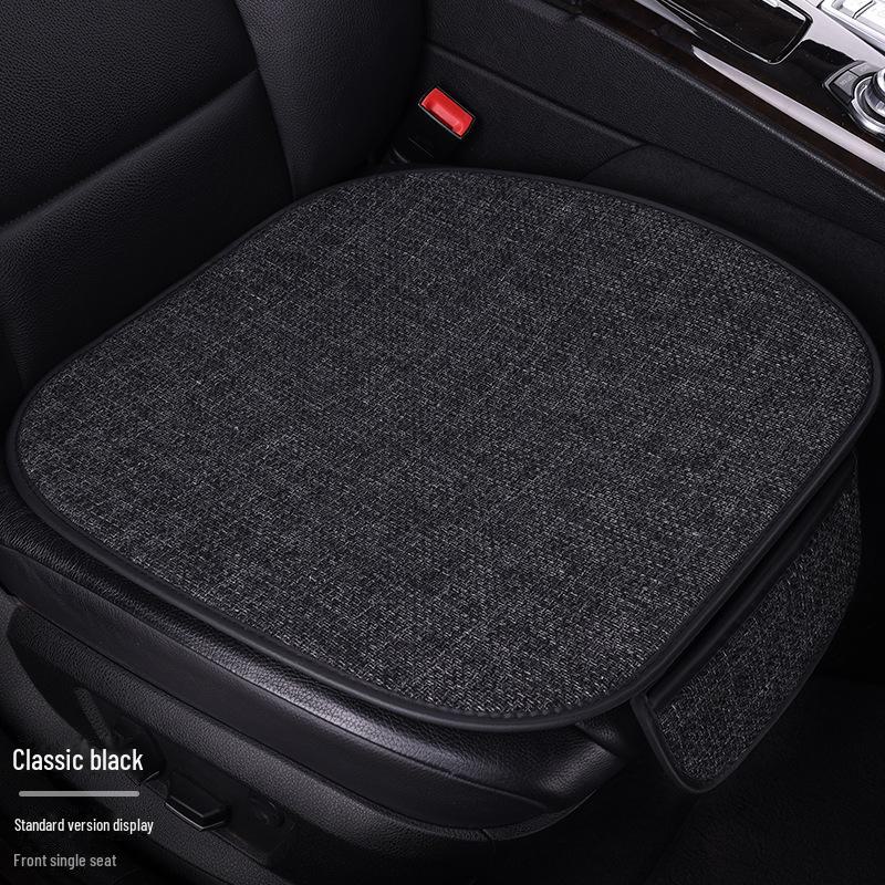 

Всесезонные легкие роскошные подушки для автомобильных сидений из льна Ice Silk, дышащие и нескользящие