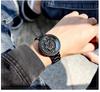 Sanda Men's Trendy Steel Band Hollow Dial Watch