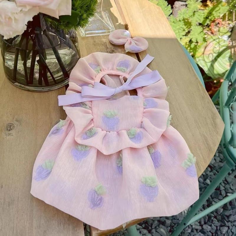 Pet clothes cat dog Maltese Pomeranian small dog princess style skirt cute puppet