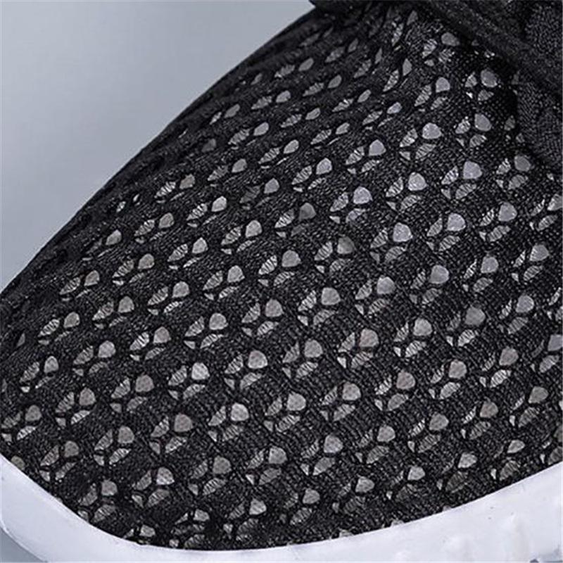 Summer Women's Casual Shoes, Mesh Shoes, Breathable Mesh, Summer Hollow Mesh, Sports All-match Flat Shoes
