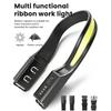 Rechargeable Work Light Magnetic LED Mechanic Bar for Car Repair Foldable Automotive Hood Lamp with Hooks Portable Bay Light for Workshop