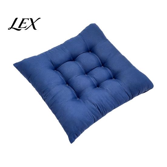 Car Seat Comfort Cushion Square Chair with Ties, Ultra Soft Office Cushion, 15.75"x15.75" Breathable Pad for Home Work All Seasons