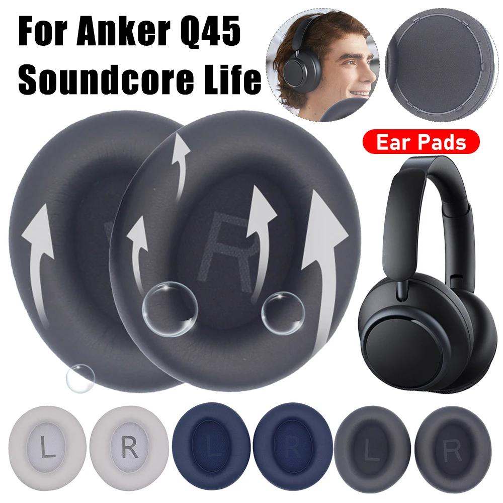 Anker Q45 Soundcore Life Kulaklık Kılıfı Yedek Kulaklık Pedleri Anker Q45 Kulaklık Yastığı Kulaklık Pedleri