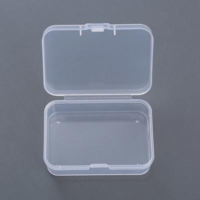 2Pc Transparent Plastic Storage Jewelry Box Container For Beads Earring Box For Jewelry Cosmetics Storage Box Case Container