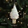Golden Sticky Pink Christmas Tree Pendant Golden Snowman Gift Box Cartoon Pendant Reindeer Decorations Christmas Tree Accessory