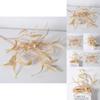 Large Willow Leaf Artificial Flower With Silk Material For Wedding Decor And Photography Props