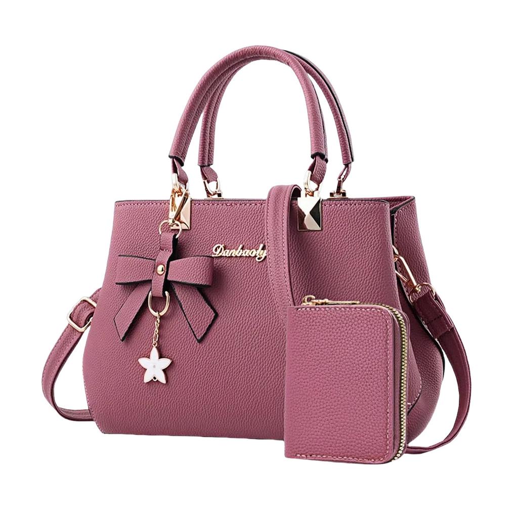 [Recommended] Women's bag new child and mother bag large-capacity PU leather handbag women's tote bag tide
