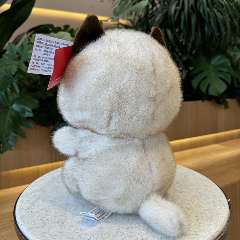 Cute Hairy Puppy Dinosaur Soft Plush Toy Big Head Baby Dinosaur Dog Stuffed Plushie Dolls Xmas Gift