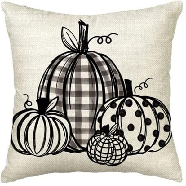 New Style Pillow Black and White Abstract Lines Simple Cushion Cover Living Room Office Sofa Pillow Cover