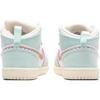 Air Jordan 1 Mid SE PS Scalloped Edge Kids Sneakers Pink White Pink-Oxford DZ5359-100