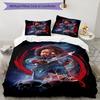 3pcs Chucky2 Design Cover Set - HD Printed Bedding with 1 Cover and 2 Pillowcases - Perfect for Home and Dorm Decor