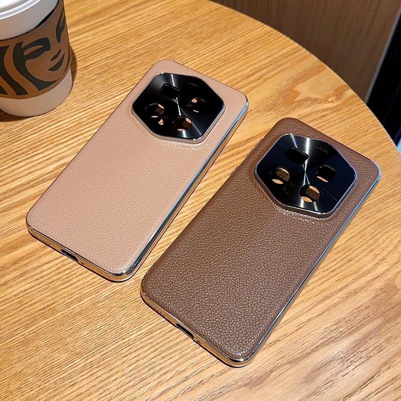 Electroplating All Inclusive Moblie Phone Case for Huawei Honor Magic 7 Rsr 7 Pro Magic6 Lychee Pattern Matte Protective Cover
