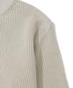 KNITTED Cotton Henley Neck Waffle Knit Swiss