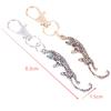 Animal Panther Pendant Keychain For Women Handbag Dangle Men Car Charm Ornaments Fashionable Diamond Jewelry Gifts