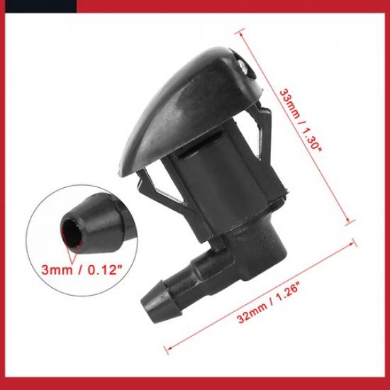 Pack of 2 For Toyota Prius 01-09 Car Windshield Wiper Washer Nozzle 85381-44010