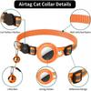 Reflective Cat Collar With Bell Compatible Airtag Pet Tracking