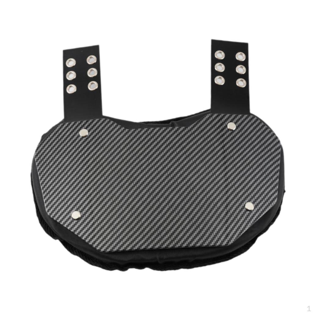 Football Back Plate Rugby Pads Wear Resistant Breathable Gear Rear Lower