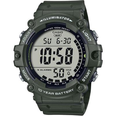 Τυπικό ψηφιακό ρολόι Μακρύ λουράκι Φτηνό Casio Chipkashi Military Green Model Overseas [Casio] AE-1500WHX-3AV Ανδρικά [Είδη]