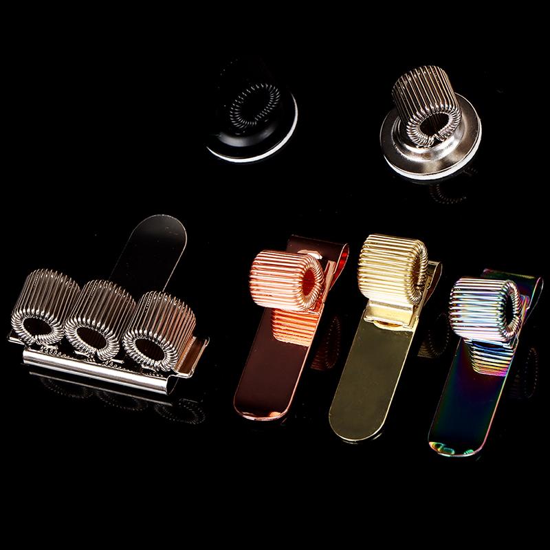 1Pc Portable Metal Pen Holder Hot Style Hand Account Fixed Spring Pen Holder