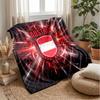 Couverture Flottante Imprimée Football Autriche Douce pour la Peau Chaude Décorative pour Canapé Lit Intérieur Usage Quotidien