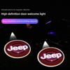 2Pcs LED Car Door Projector Logo High Definition Welcome Light For Jeep Wrangler Rubicon Renegade Compass Grand Cherokee Patriot ALS1