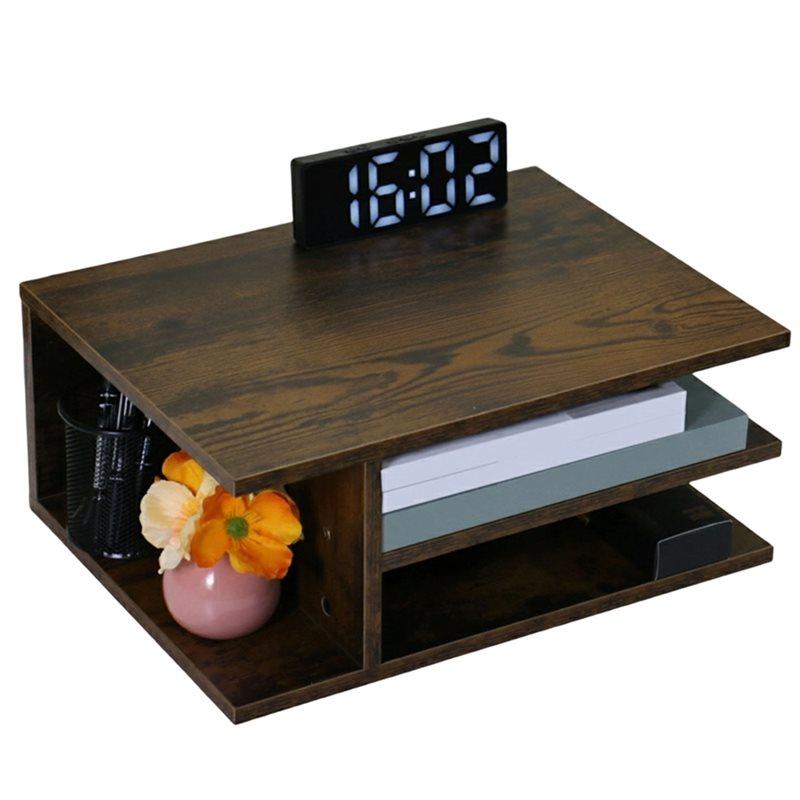 A25F-Desktop Printer Shelf Home Desk Storage Rack Storage Shelves Stationery Storage Rack