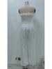 2025 Spring/Summer European & American Women's Feather Bandeau One-Shoulder Backless Jumpsuit