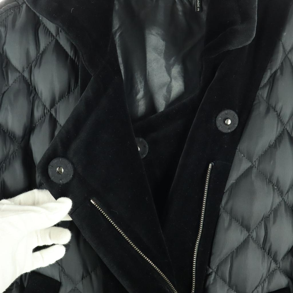 Sonia Rykiel Palton matlasat cu mânecă lungă M negru Femei Folosit