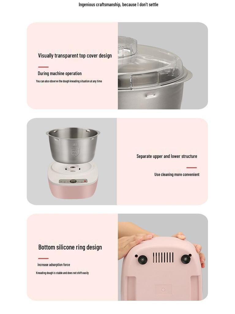 Fully Automatic Bread & Mantou Maker: Dough Mixer, Proofing & Kneading Machine