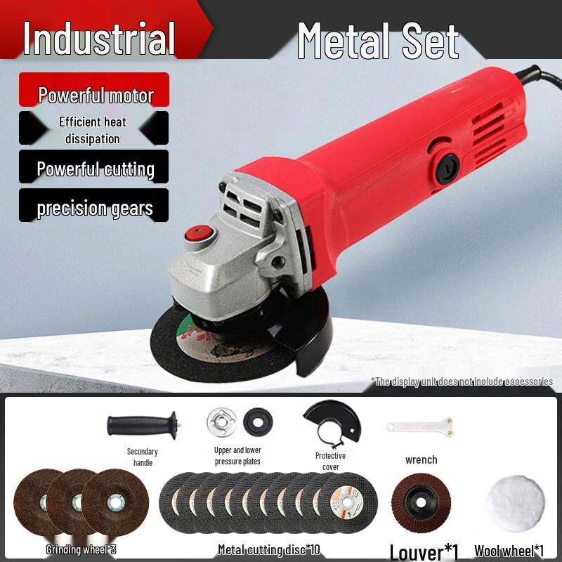 

1500W Industrial Angle Grinder CN plug (adapter included)