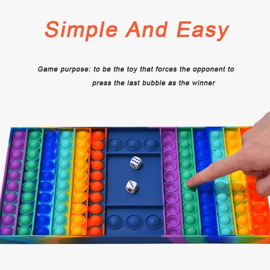 30cm Big Pops Size Push Bubble Fidget Toy Board Game Autism Stress Reliever Toys Kids Simple Dimple Game AHDH autism