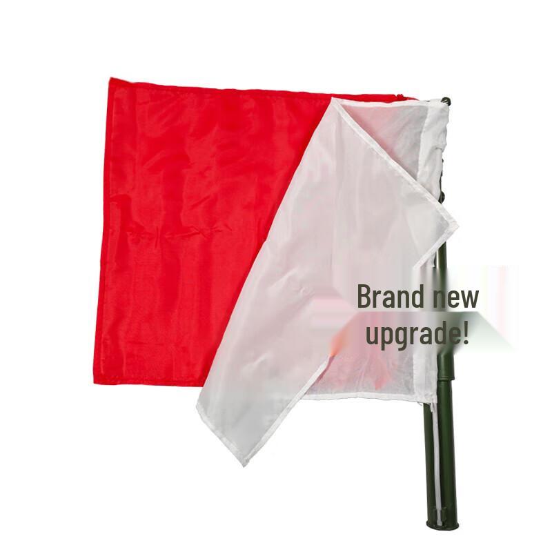 Dual-Color Signal Command Hand Flag with Light & Sound