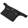 Multi Functional Portable Scissors Waist Bag Hair Clip Comb Hairdressing Tool Storage Bag Black(Black )