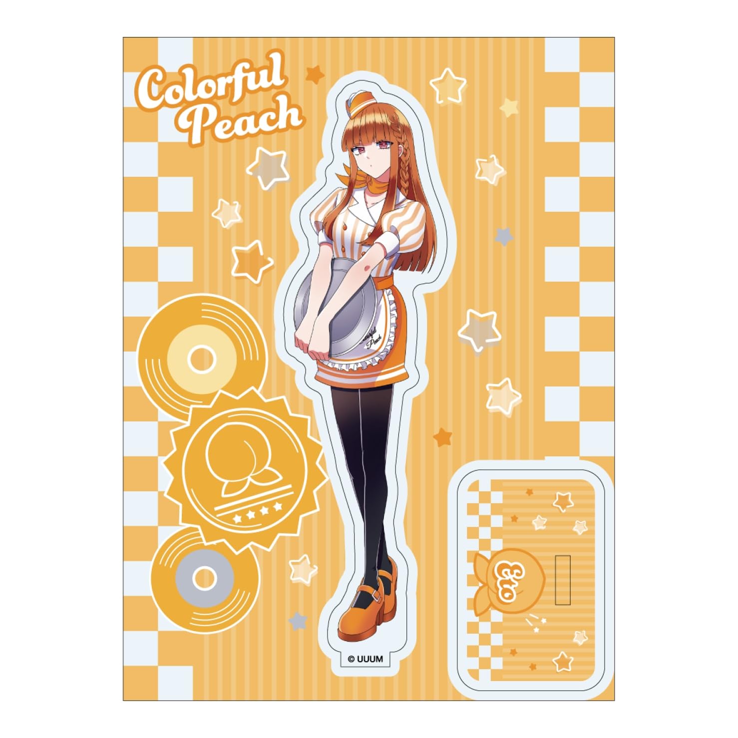 

Colorful Peach Acrylic Stand Diner Eto