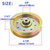 Lawn Mower Pulley PolarLander  Color Zinc Pulley Single Slot LPDL-MCTX1R18 Accessories Tools MTD Cub Cadet Troy-Bilt