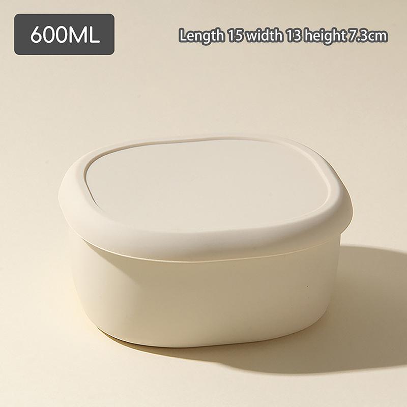 200/300/600ML Silicone Bento Boxes Lunch Container Leak-Proof Lunch Container, BPA-Free, Dishwasher Safe