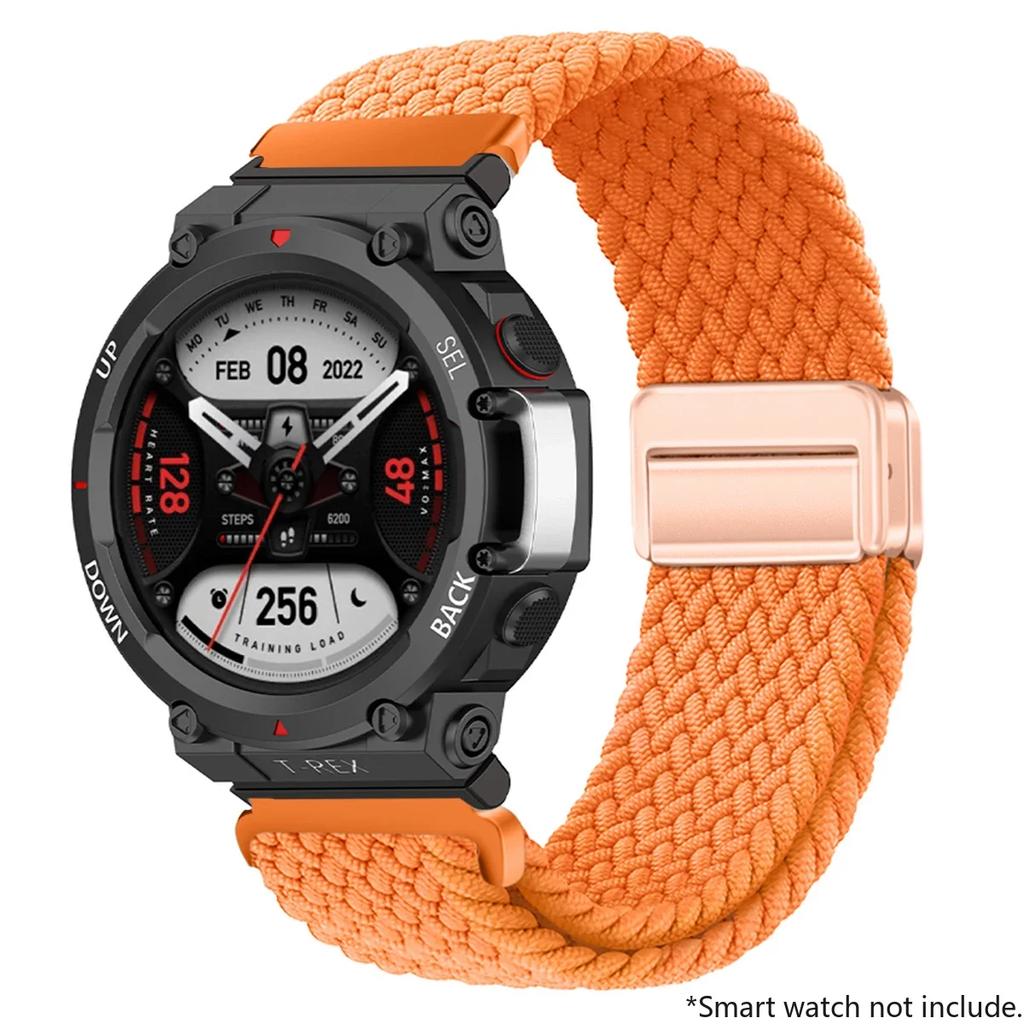 New Braided Loop Strap For Huami Amazfit T-Rex 2 3 Band Smart Watch Nylon Elastic Belts For Huami Amazfit T-Rex T RexPro Correa