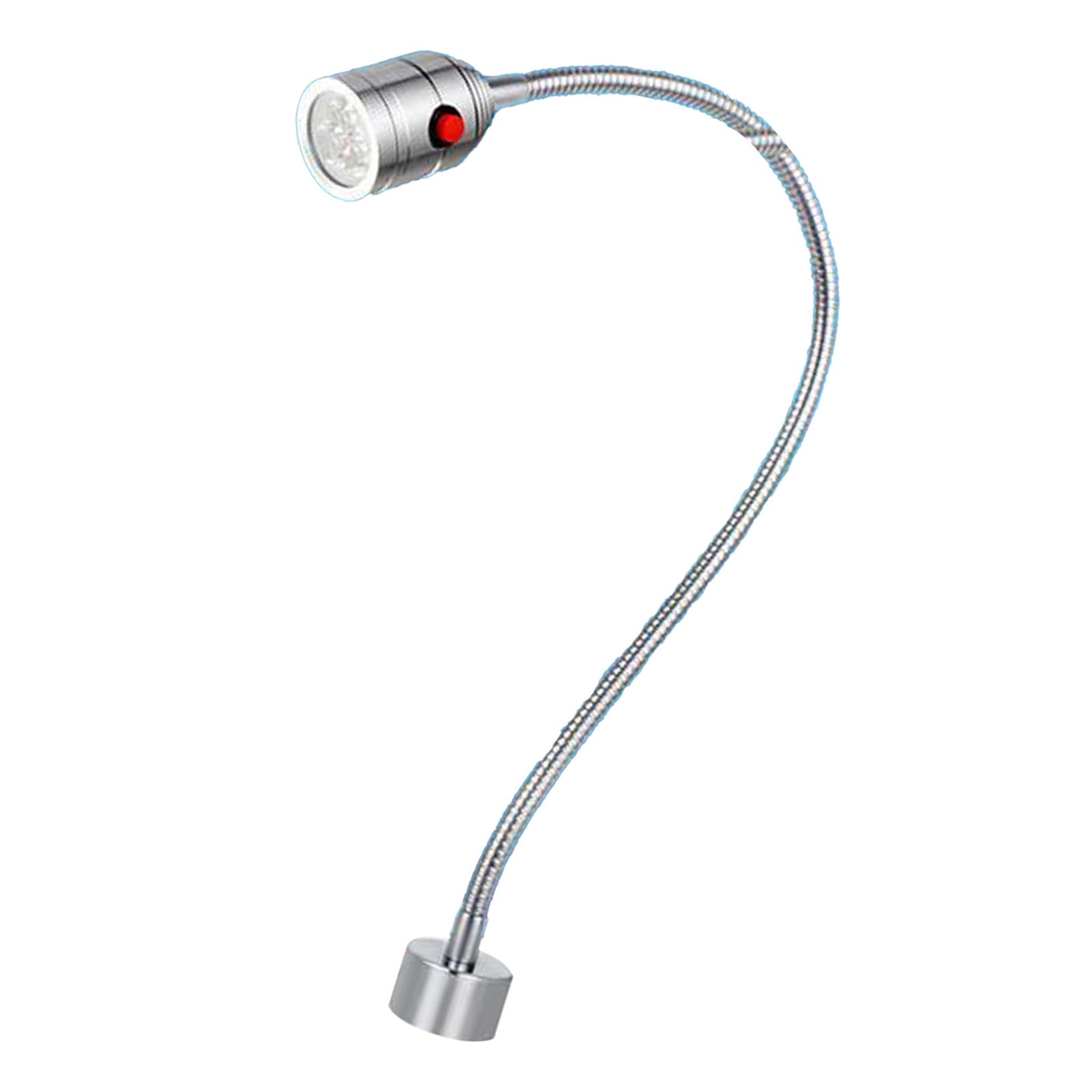 

Gooseneck LED Work Light 5W 24V Tube Length 500mm Magnetic Base Tool Lamp for Work Bench Repairing