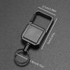 High Resiliences Steel Wire Rope Elastic Keychain Easy To Pull Buckle Keyring