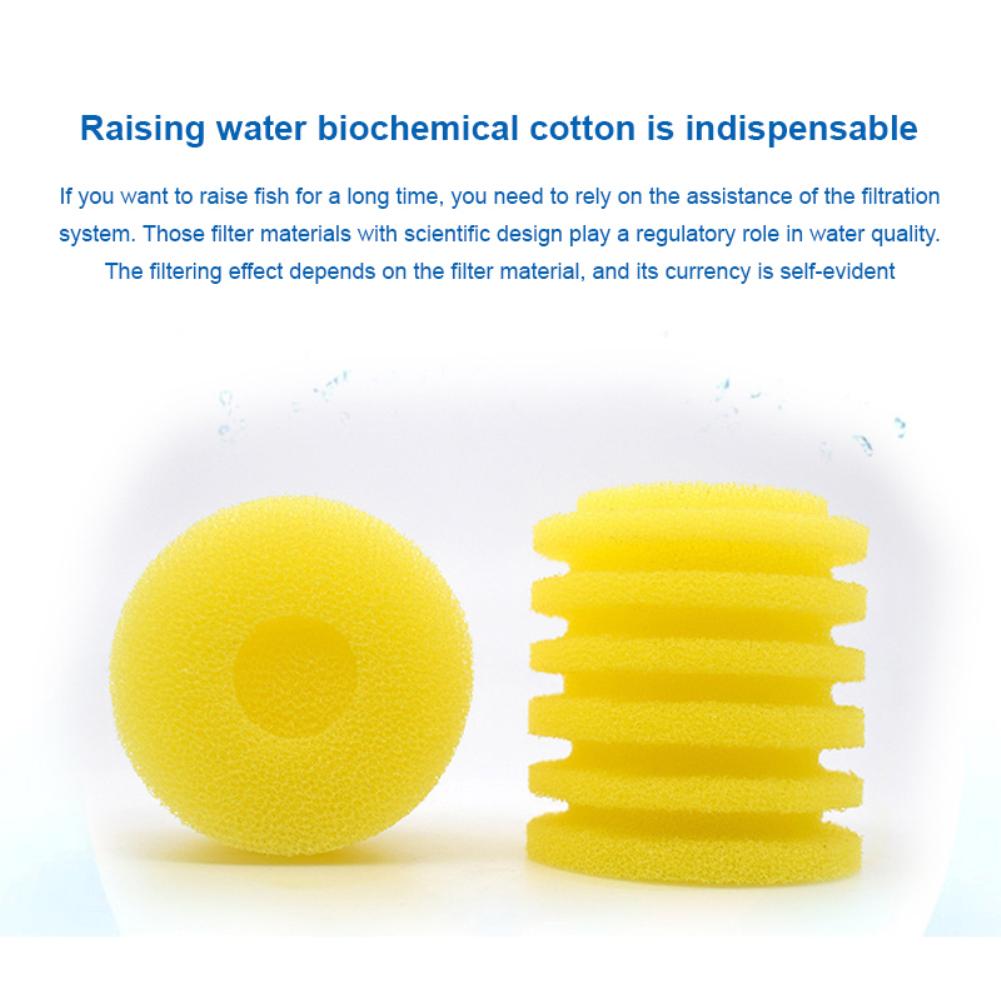 Fish Tank Filter Cotton Core Fish Tank Through Minjiang Golden Diamond Filter Element Sponge Replacement
