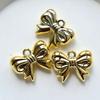 Pack of 10 Bowknot Jewelry Charm Bowknot Jewelry Pendant Jewelry Making Findings Acrylic Alloy Material Jewelry Parts