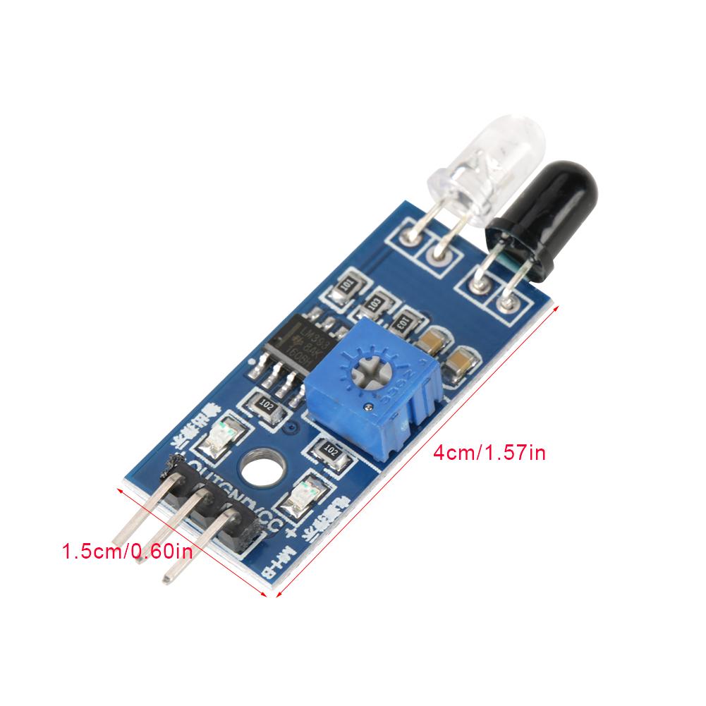 Buy 5pcs IR Infrared Obstacle Avoidance Sensor Module for Smart Car ...