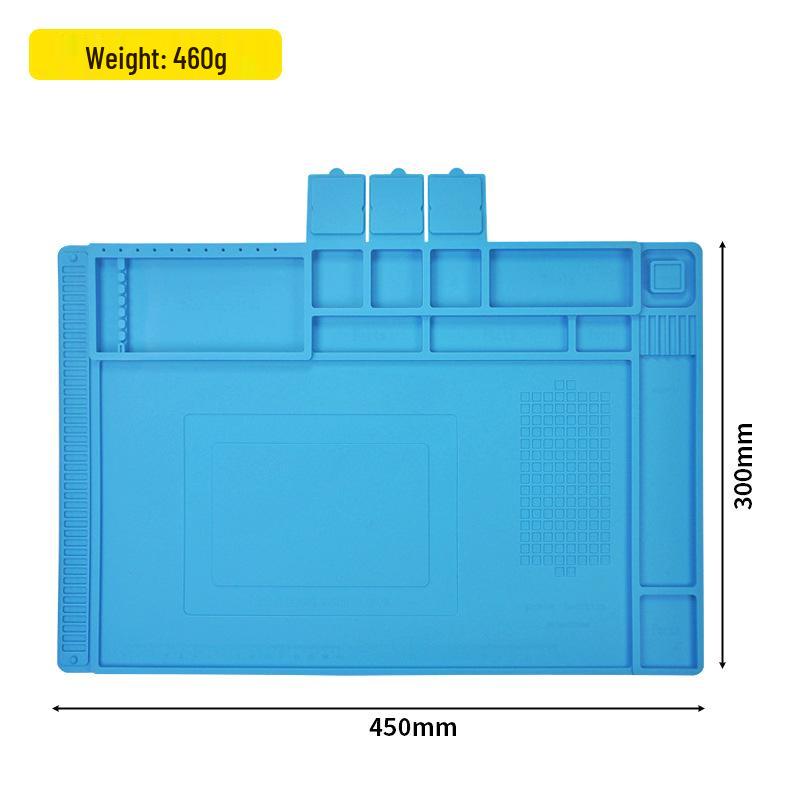 Heat-Resistant Silicone Repair Mat for Mobile Phone Soldering & Anti-Corrosion IC with Magnetic Pad